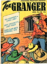 Tex Granger  # 20   VERY GOOD