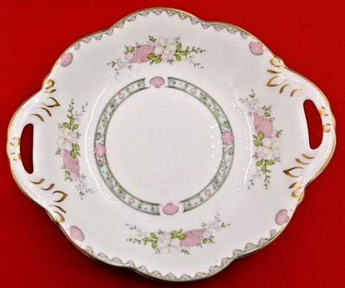 Vtg coalport dish - bowl, floral