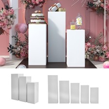 Square Metal Plinth Cylinder