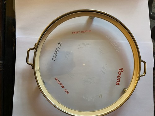 Cocktail set with - glass, tray