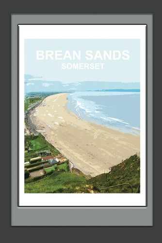 Brean sands somerset notebook - sands,