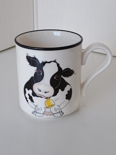 Vintage arthur wood cow mug - arthur,