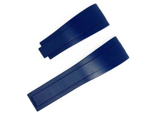 New 20mm blue rubber strap - new,