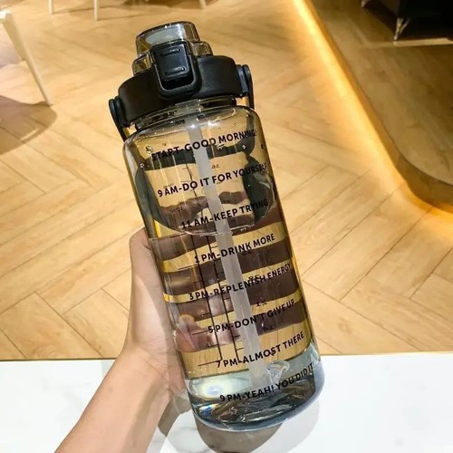 Litre water bottle - water,