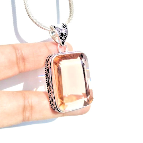 Morganite gemstone 925 - morganite,