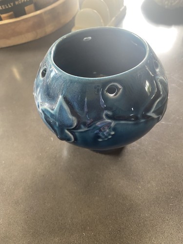Dartmouth pottery teal glaze - pottery,
