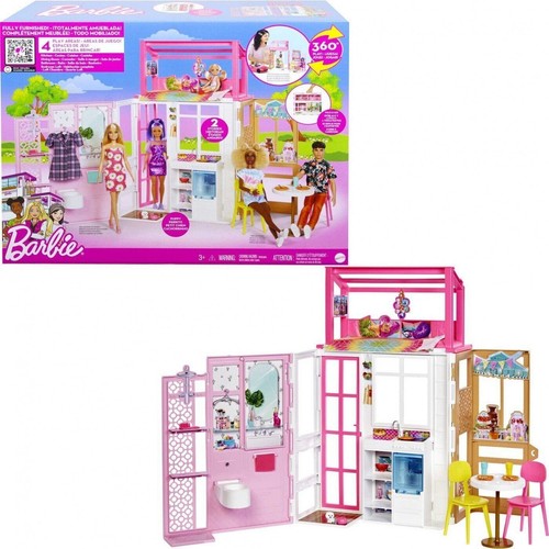 Barbie dollhouse with levels - with, 2