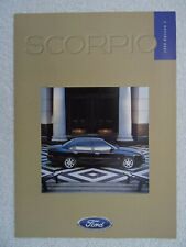 Ford Scorpio Brochure 1998: Ghia,Ghia X,Ultima:2.3i,2.5TD,2.9i Cosworth;Sal/Est