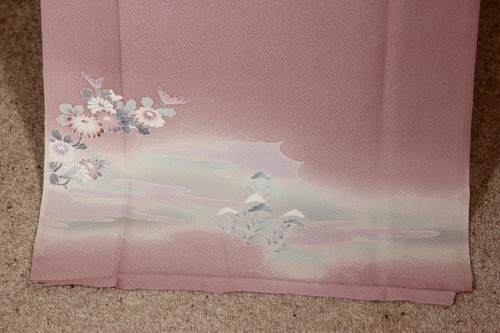 Vintage japanese kimono silk - vintage,