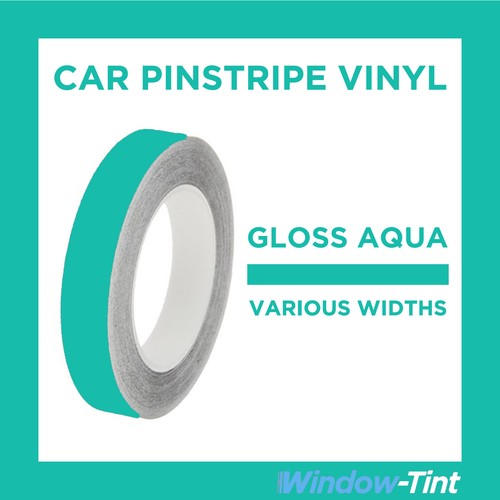 Gloss aqua pin stripe roll - aqua,