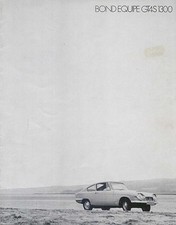Bond Equipe GT4S 1300 Original Sales Brochure 1968-69