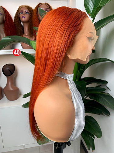 Lace front straight ginger - lace,
