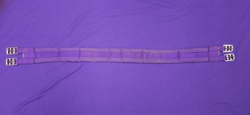 Purple fabric straight - 46", cut