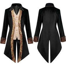 Mens Retro Gothic Jacket Frock