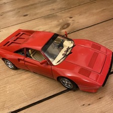 Burago Die Cast Model Ferrari GTO 1984 red 1:18