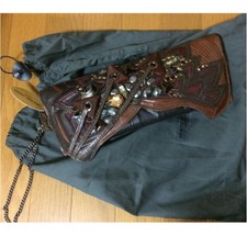 Bracher Emden Clutch Wallet Bag Purse in Brown Rare Used Mint Condition Japan