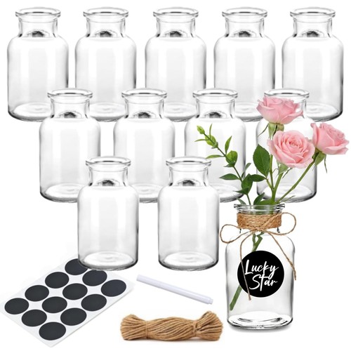 12pcs small glass - glass, bud