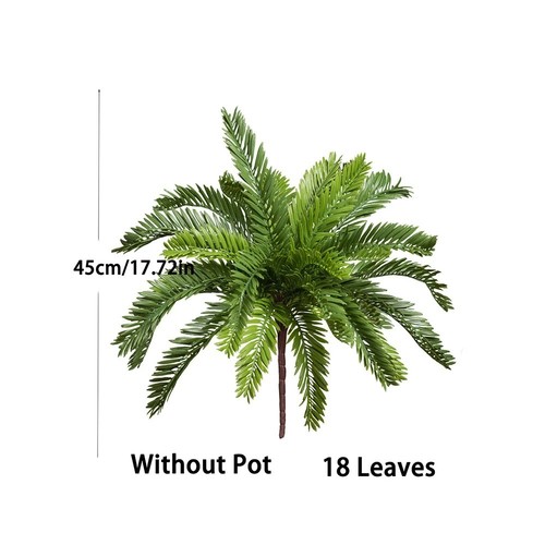 45cm artificial palm plant - 45cm,