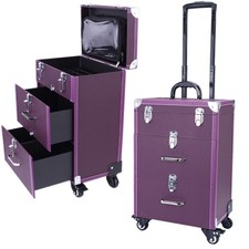 Pro Leather Vanity Trolley
