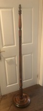 Antique Oak Floor Standing Lamp -  Stunning Solid Oak Beautifully Carved.