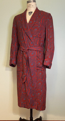 Vtg 60s paisley robe - vtg, &