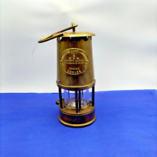 Vintage All Brass Eccles Miners Lamp Type 6 Safety Lamp M&Q 1979