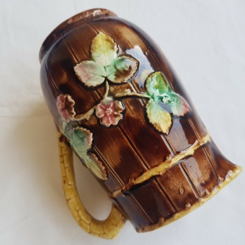 Antique french majolica jug - antique,