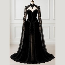 Vintage Black Gothic Wedding