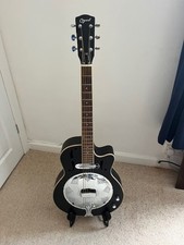 Ozark 3515E electro-acoustic resonator guitar with gig bag - excellent condition