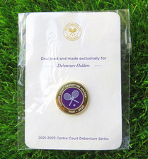 CHAMPIONSHIPS WIMBLEDON DEBENTURE HOLDERS CENTRE COURT 21 2025 ENAMEL PIN BADGE