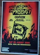 The Prodigy - live music show 2026 Edinburgh promotional tour concert gig poster