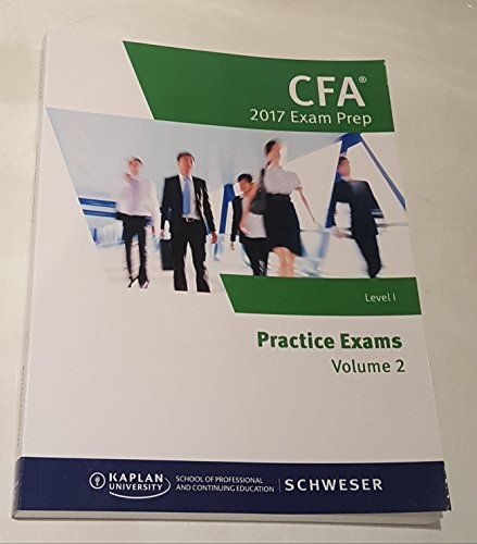 Schweser cfa 2017 exam prep - schweser-,