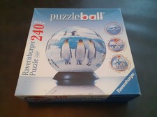 ? Penguins 240 Piece Puzzle Ball Ravensburger 15cm Complete Pieces Counted