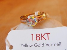 Mercury Mystic Topaz Solitaire