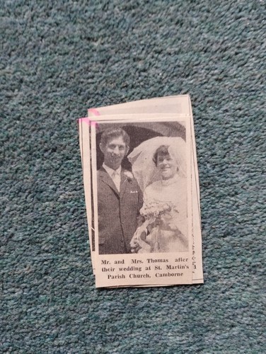 Kvc82 ephemera 1960s wedding - ephemera,