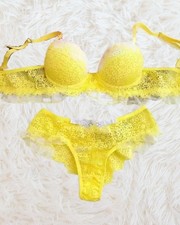 Lingerie Yellow Set Size S