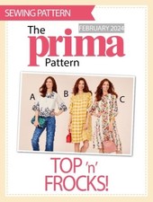 Prima Sewing Pattern  Ladies
