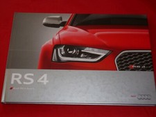 2013 Audi RS 4 B8 8K Avant Hardback Brochure Brochure Depliant Folleto