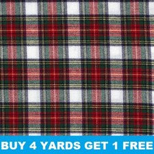 Premium Brushed Tartan Woven