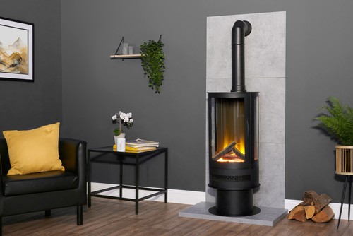 Acantha tile hearth set - hearth, in