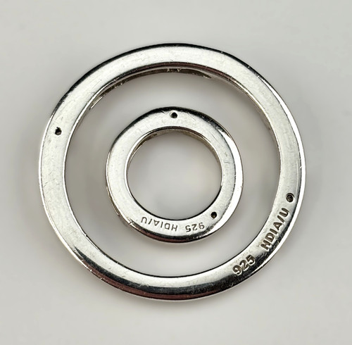 Sterling silver hot diamond - silver,