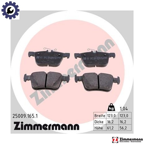 Brake pad set - brake, disc