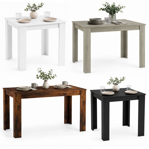 Melamine dining table chunky - melamine,