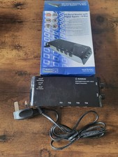 HQ AERIAL BOOSTER WITH DIGITAL BYPASS 4 WAY - FREEVIEW - A72JH - NIKKAI WORKING