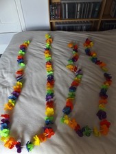 HAWAIIAN PARTY - FLOWER GARLANDS X 2 (A)