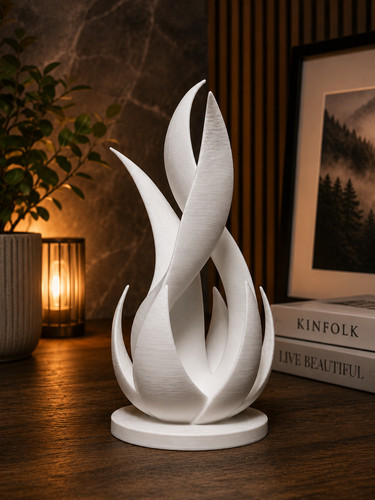 Modern abstract flame - modern,