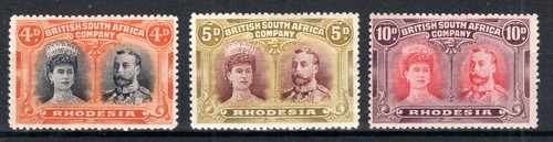 Rhodesia 1910 kgv - rhodesia, and
