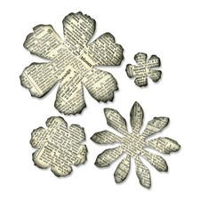 Sizzix Bigz Cutting Die By Tim Holtz - Tattered Florals 656640