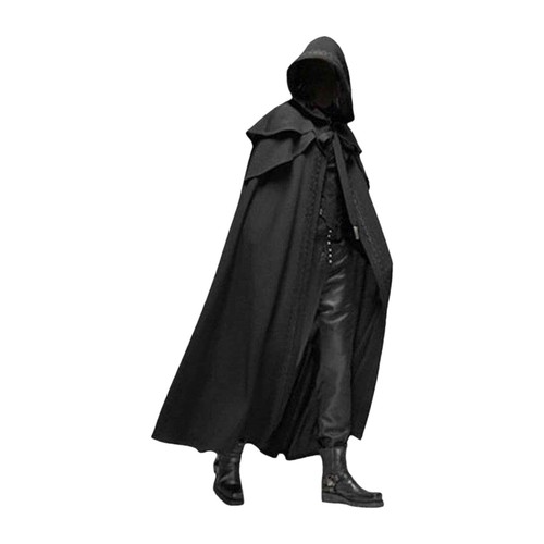 Hooded cloak men women solid - ,