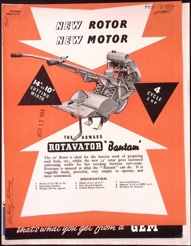 1954 the howard rotavator gem - 1954,